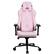 Angle. Arozzi - Vernazza Series Top-Tier Premium Supersoft Upholstery Fabric Gaming Chair - Pink.