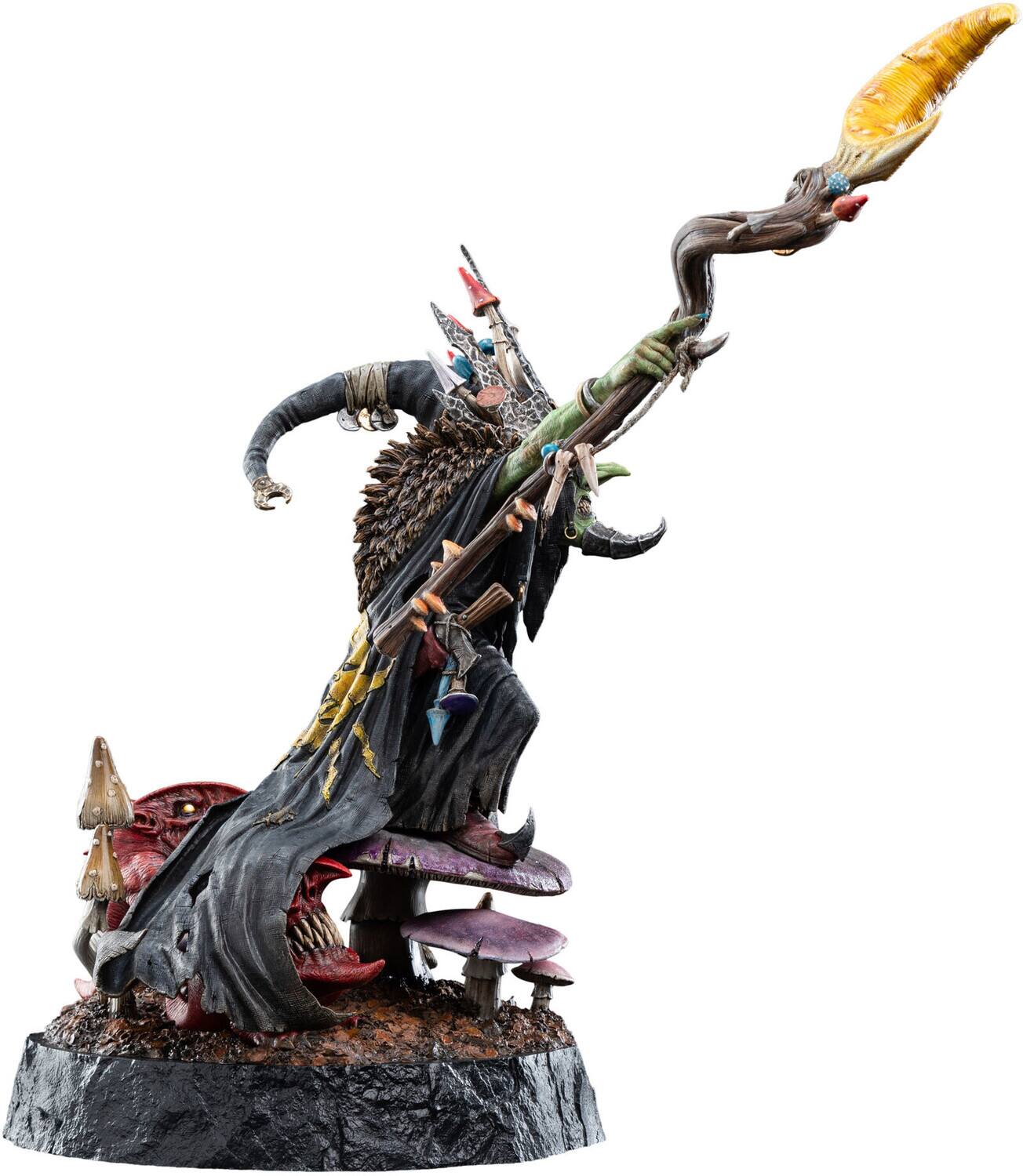 Alt View 2. Weta Workshop - WETA Workshop Limited Edition Polystone - Warhammer: Age of Sigmar - Skragrott the Loonking 1:6 - COLLECTIBLES - Multicolor.