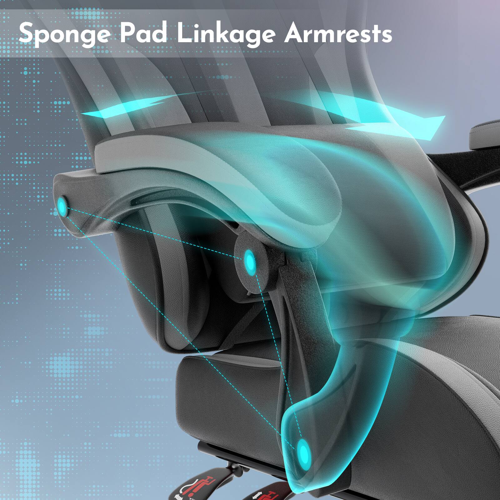Sponge Pad Linkage Armrests