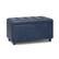 Front. Simpli Home - Cosmopolitan Storage Ottoman - Denim Blue.