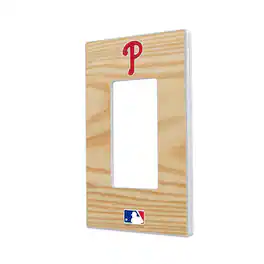 Keyscaper - Baseball Bat Design Single Rocker Light Switch Plate - Multicolor