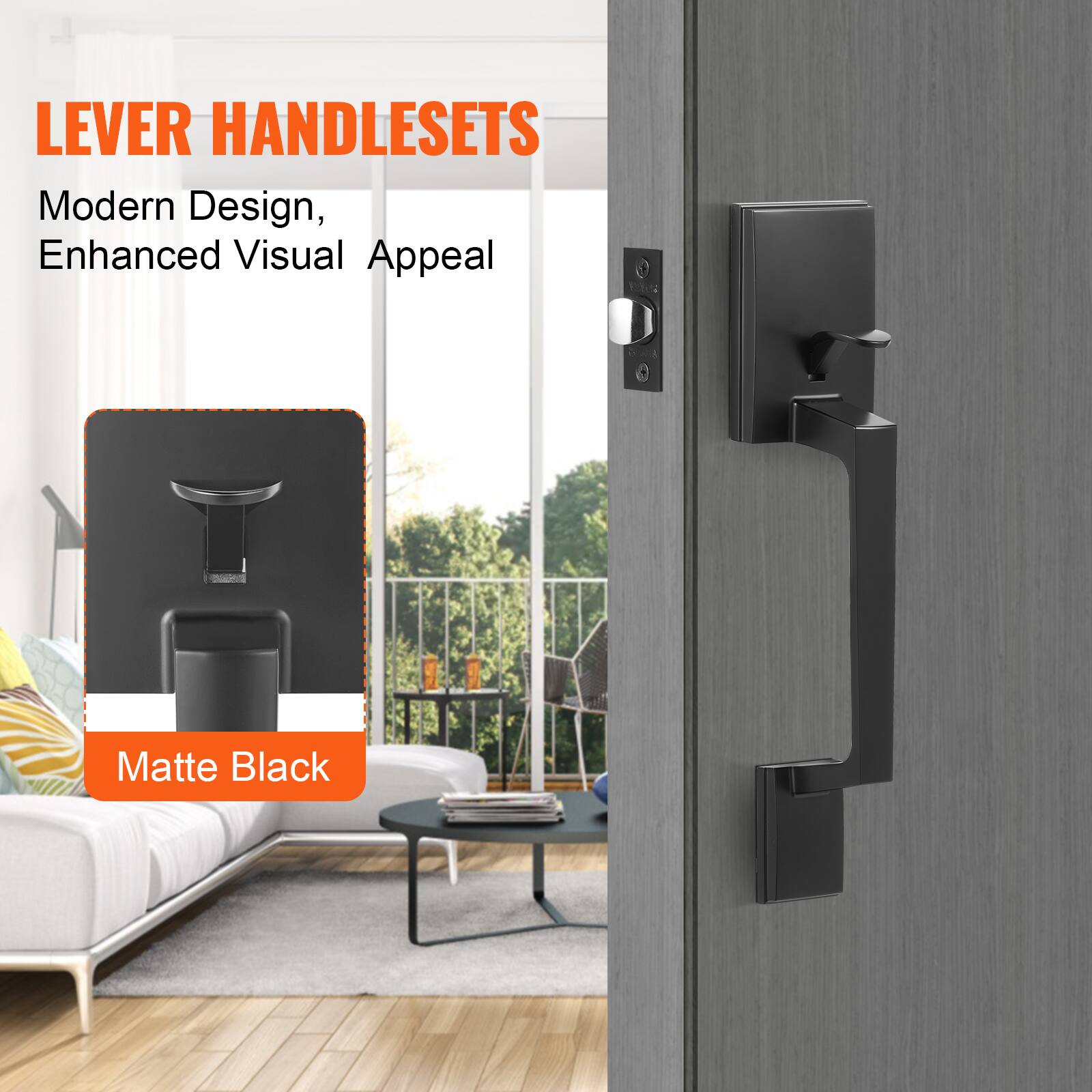 LEVER HANDLESETS  
Modern Design, Enhanced Visual Appeal  
Matte Black