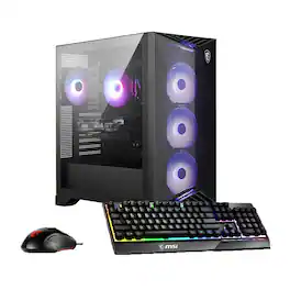 MSI - Aegis R2 Gaming Desktop,64GB DDR5,4TB SSD,Intel i7-14700F,NVIDIA RTX 5060Ti,Win 11 - Black