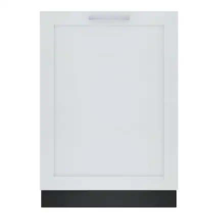 Front. Bosch - 300 Series 24" Top Control Smart Built-In Tub Dishwasher with 3rd Rack and Zone Wash, 46 dBA - Custom Panel Ready.