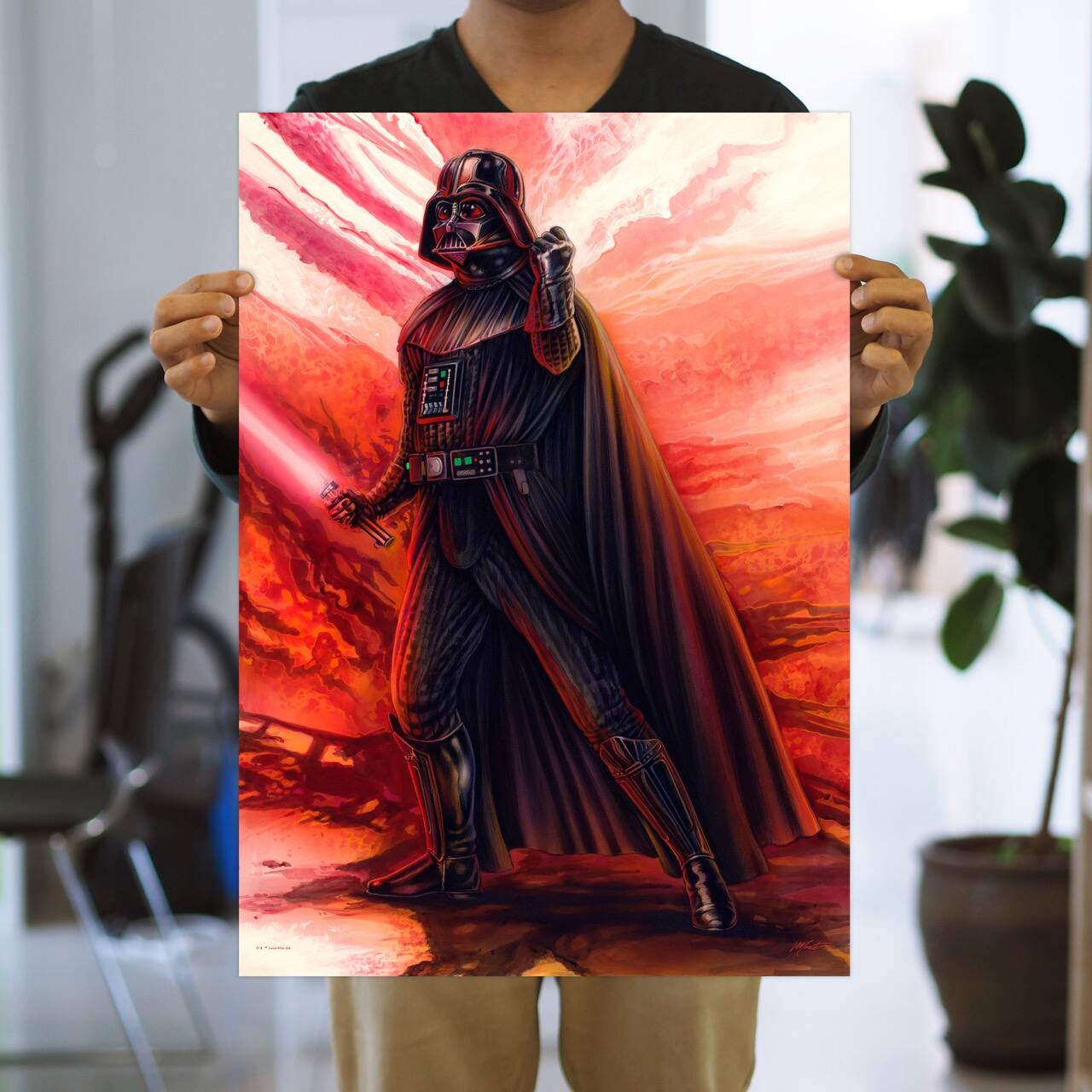 Alt View 4. Trend Setters - Star Wars (The Sith by Monte Moore) MightyPrint™ Wall Art - Multicolor.