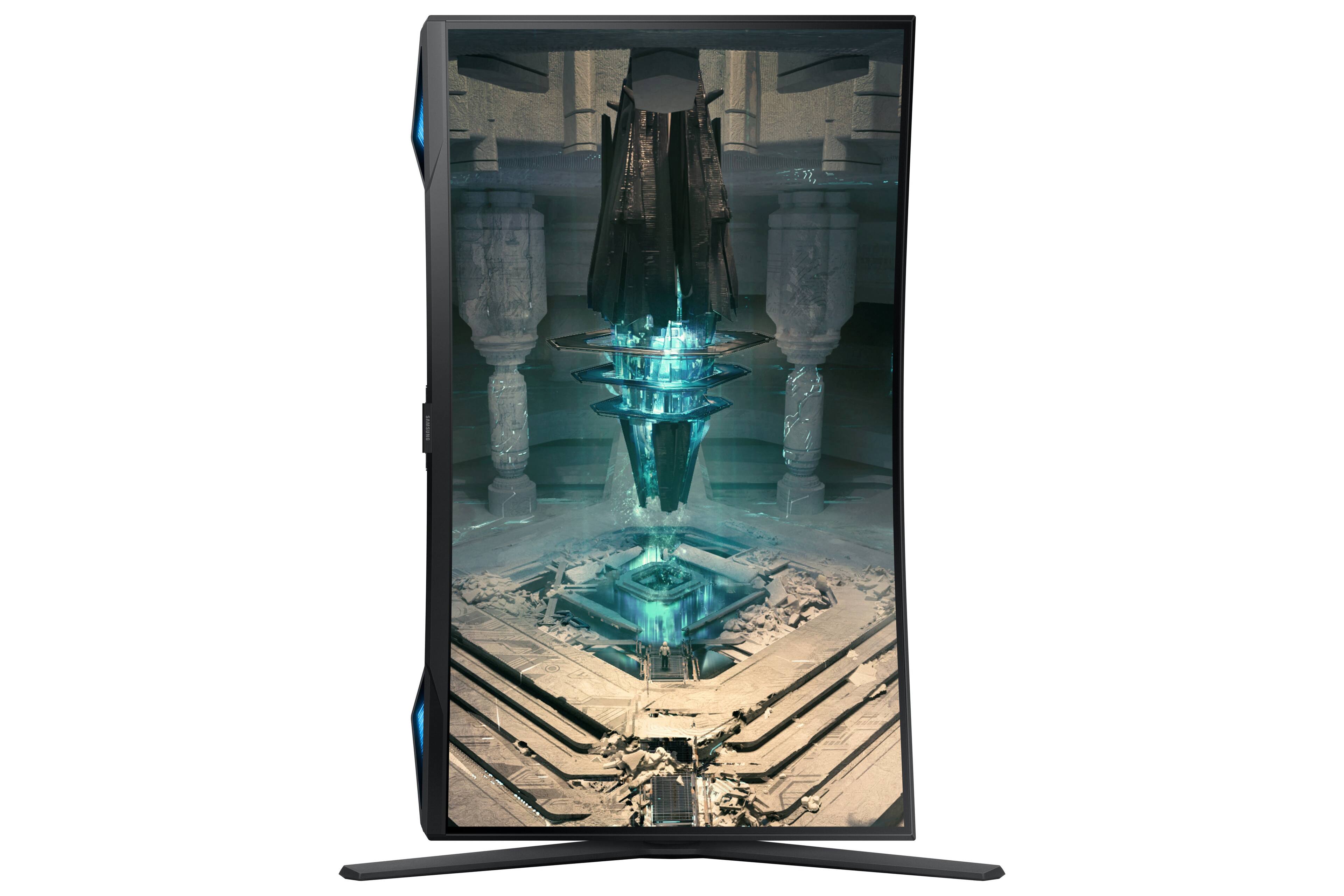 Alt View 13. Samsung - Odyssey G6 32” Curved QHD FreeSync Premium Pro Smart 240Hz 1ms Gaming Monitor with HDR600 (DisplayPort, HDMI, USB 3.0) - Black.