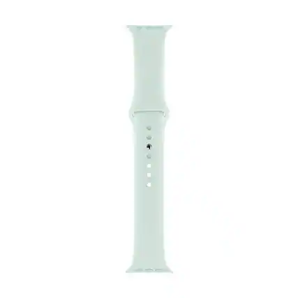 Front. Apple - Apple Watch Sport Band(44mm) - Seafoam - Regular - Green.