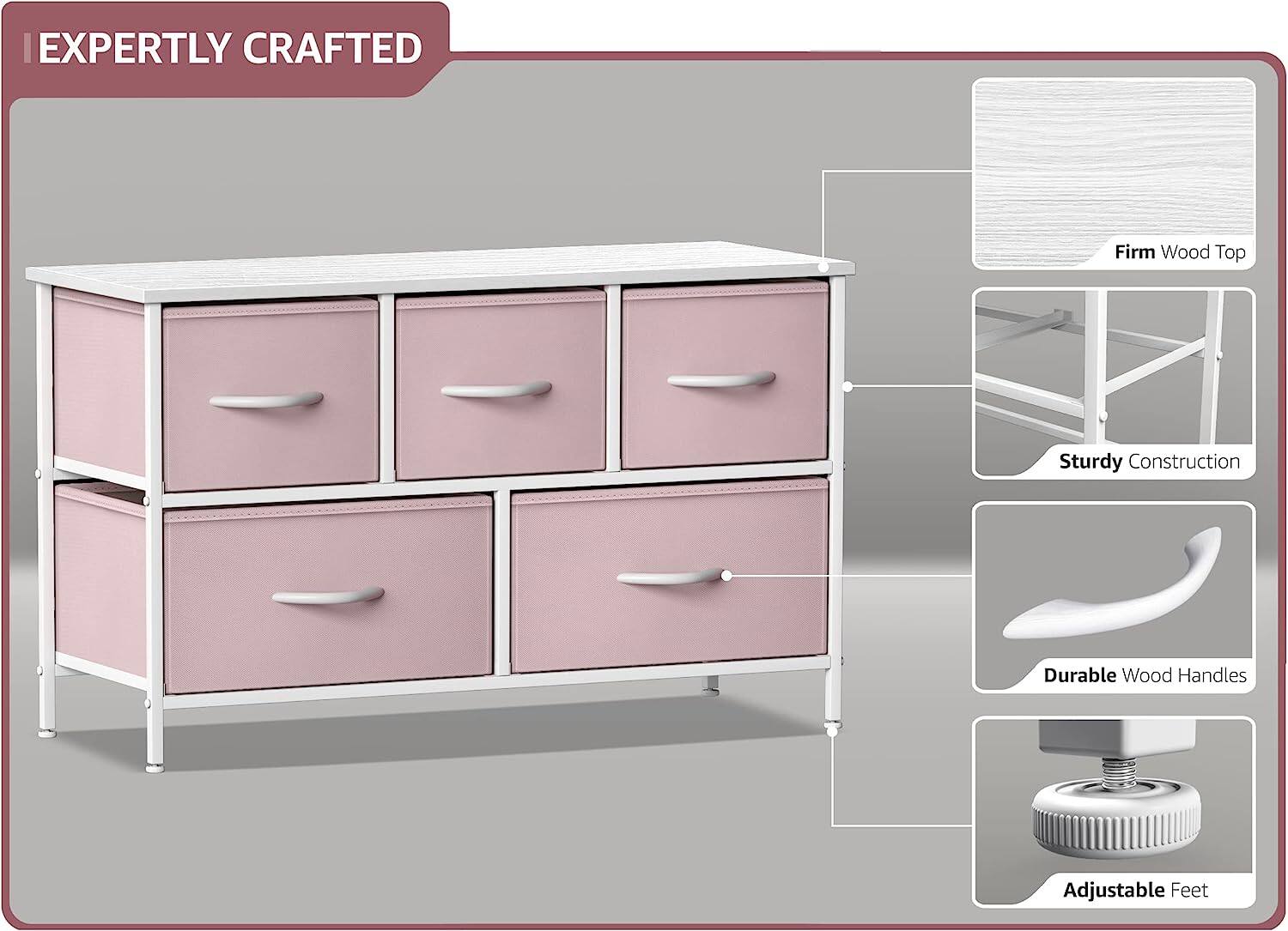 EXPERTLY CRAFTED

- Firm Wood Top
- Sturdy Construction
- Durable Wood Handles
- Adjustable Feet