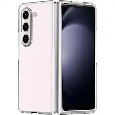 Front. SaharaCase - Venture Series Hard-Shell Case for Samsung Galaxy Z Fold6 - Clear.