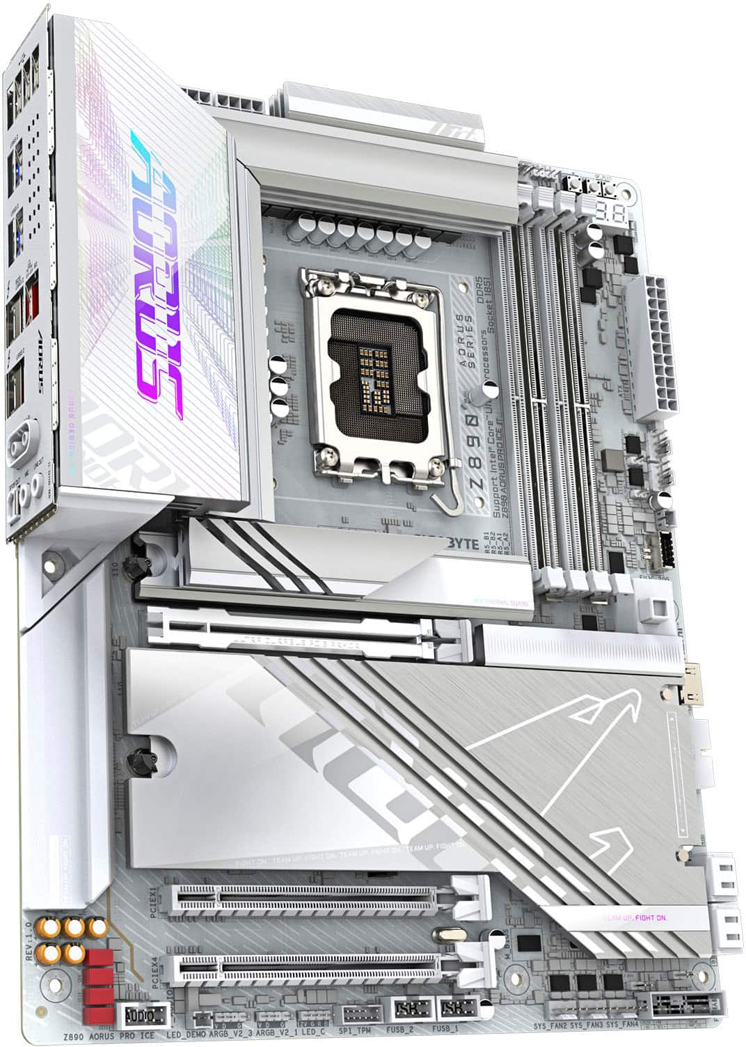 Gigabyte Z Aorus Pro Ice Socket Lga Intel Z Atx Ddr Wi Fi Motherboard White Z