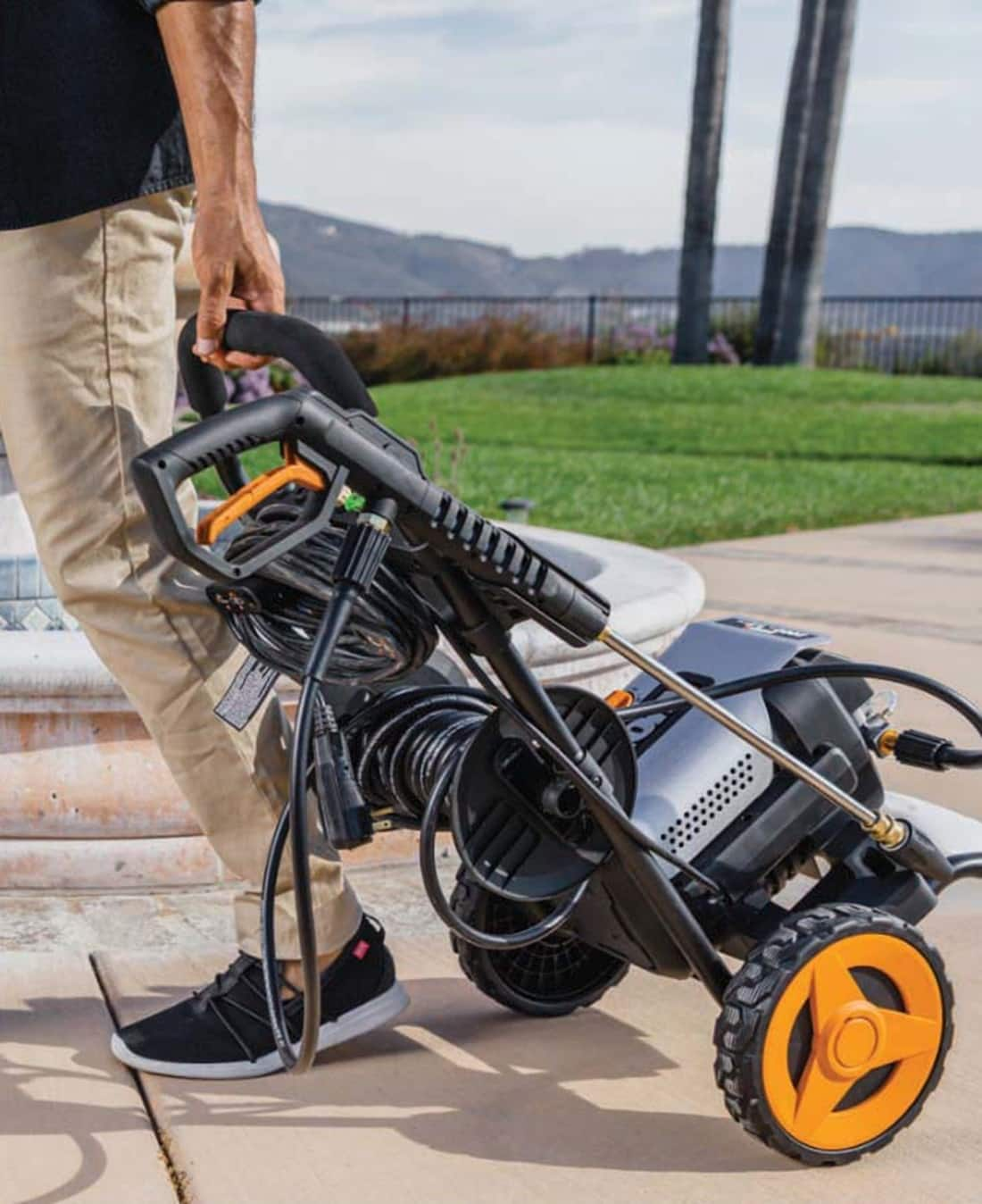 WORX Electric Pressure Washer up to 2000 PSI Black WG607 Best Buy