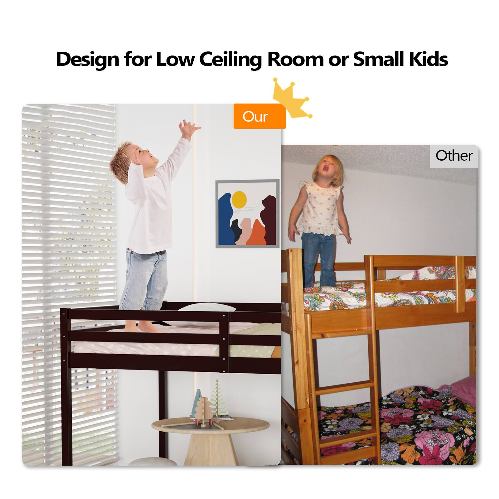 Design for Low Ceiling Room or Small Kids

Our

Other