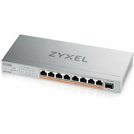 ZYXEL - 8-Port 2.5Gb MultiGig PoE Ethernet POE++ (60W) Switch | 5 x 100/1G/2.5G Ports + 1 x 10G SFP+ | 8 x PoE Port | 100W - Unknown