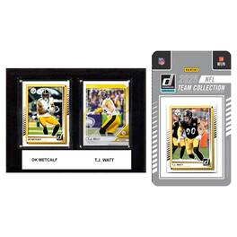 C&I Collectibles - Pittsburgh Steelers 6" x 8" Player Plaque & 2025 Team Trading Card Set - Multicolor