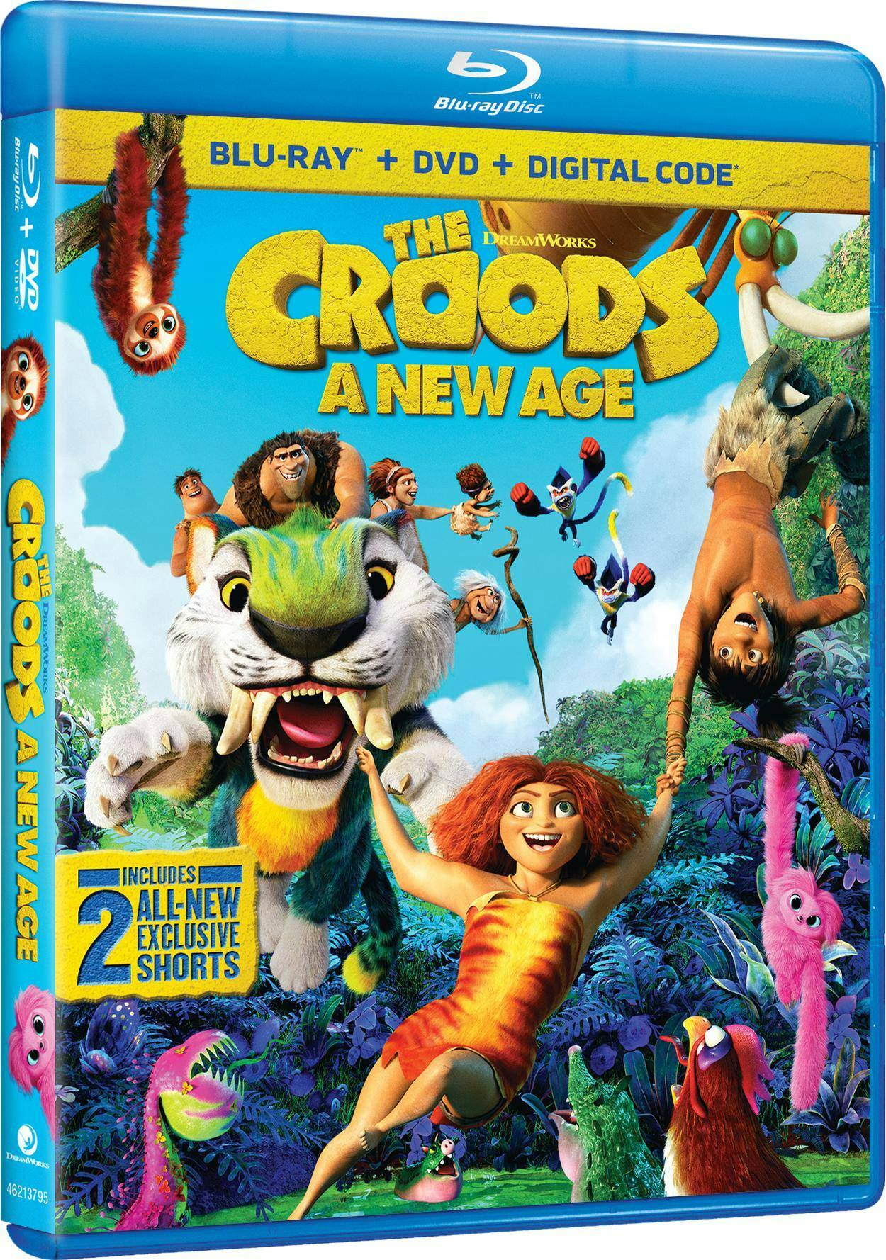 Angle. The Croods: A New Age (with DVD) [Blu-ray].