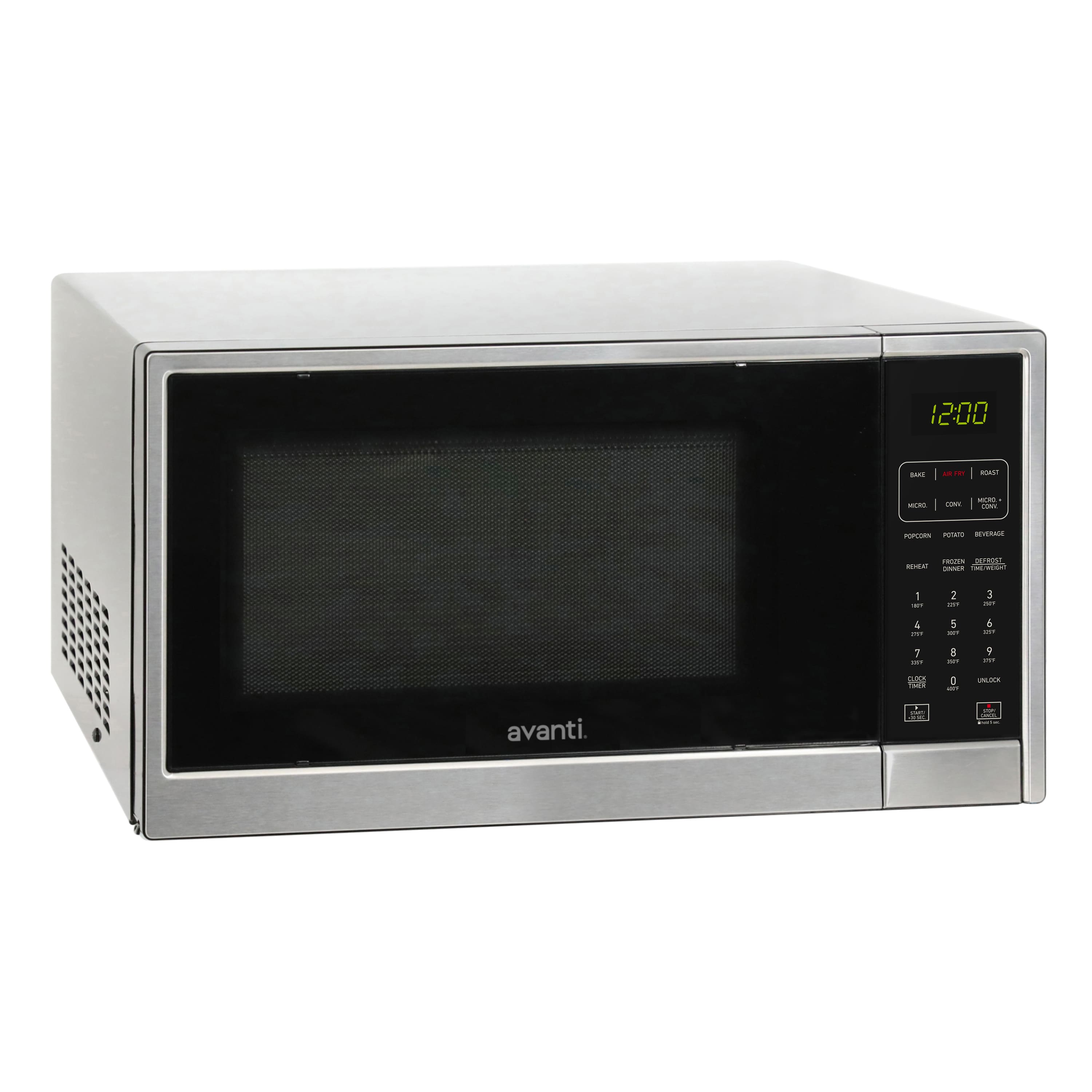 Avanti - Microwave Air Fry Convection Oven 3-in-1 - Stainless Steel