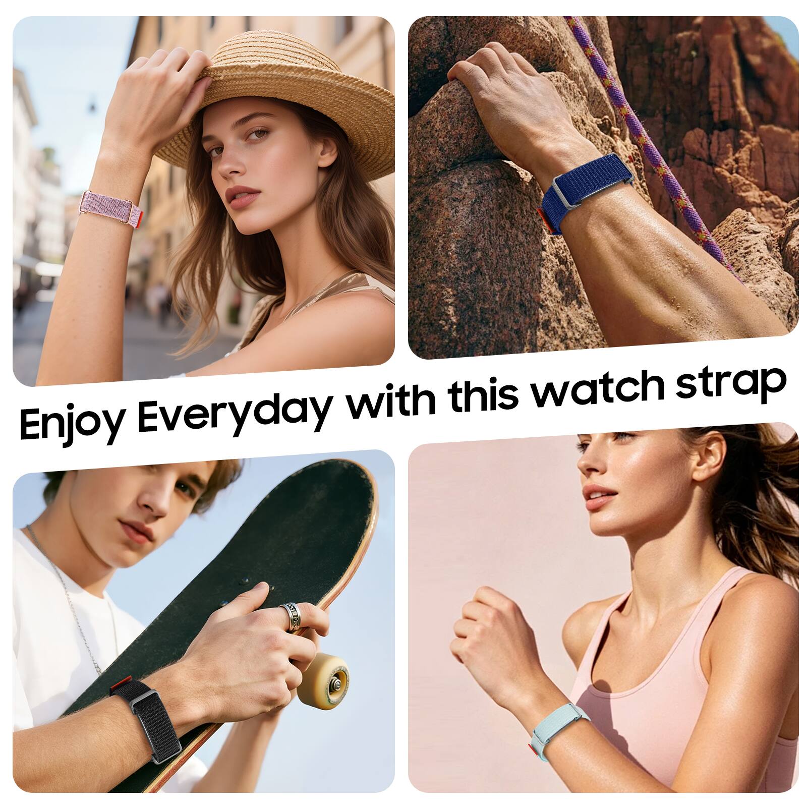 Enjoy Everyday with this watch strap