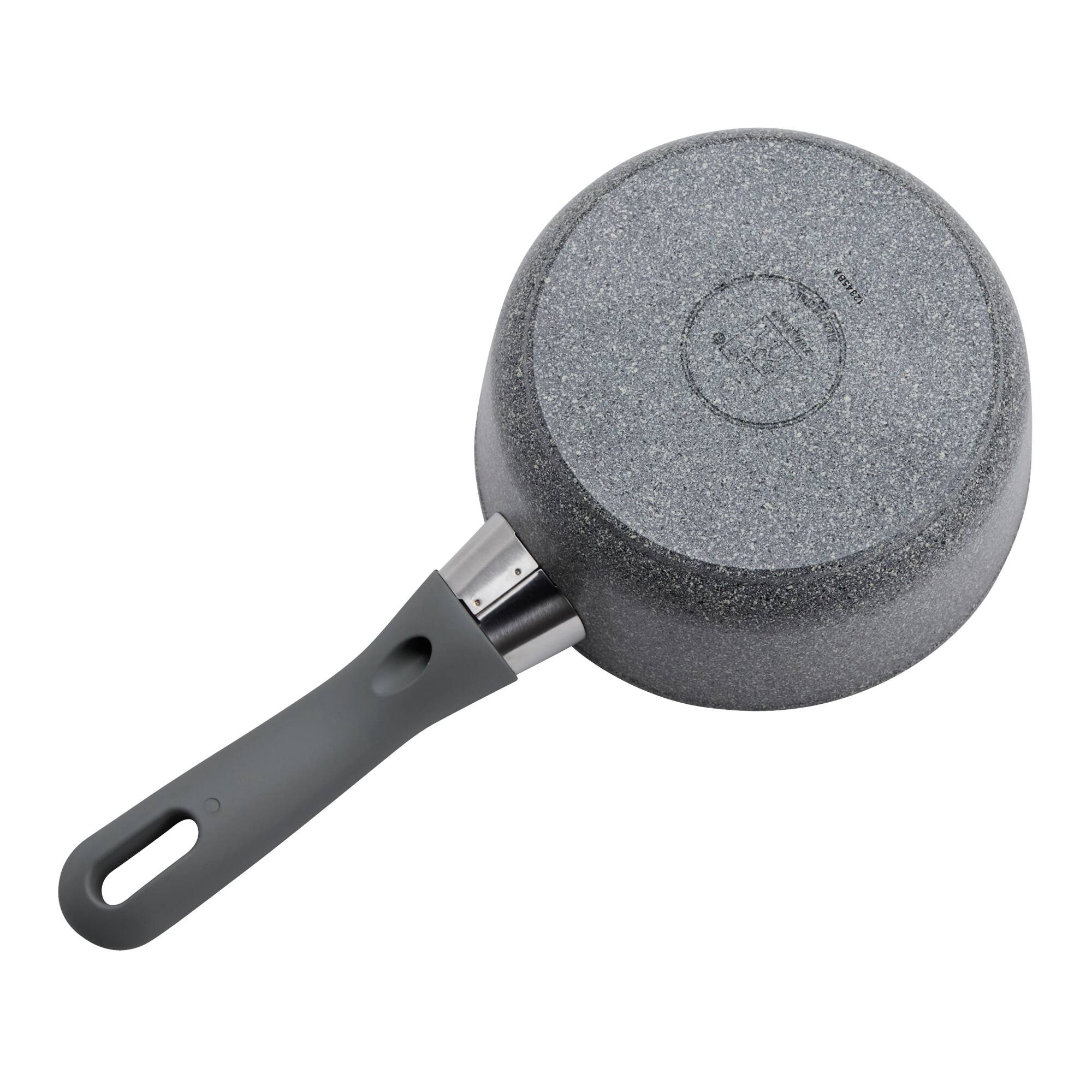 Alt View 2. ZWILLING - ZWILLING Parma Plus Ceramic 1.5-qt Aluminum Ceramic Nonstick Saucepan with Lid - Grey.