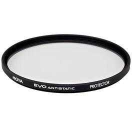 Hoya - Evo Antistatic Protector Filter - 58mm - Dust / Stain / Water Repellent, Low-Profile Filter Frame
