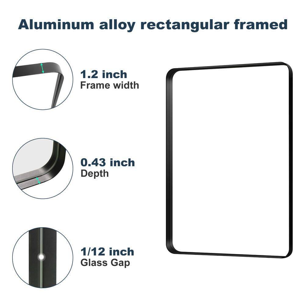 Aluminum alloy rectangular framed

1.2 inch Frame width

0.43 inch Depth

1/12 inch Glass Gap