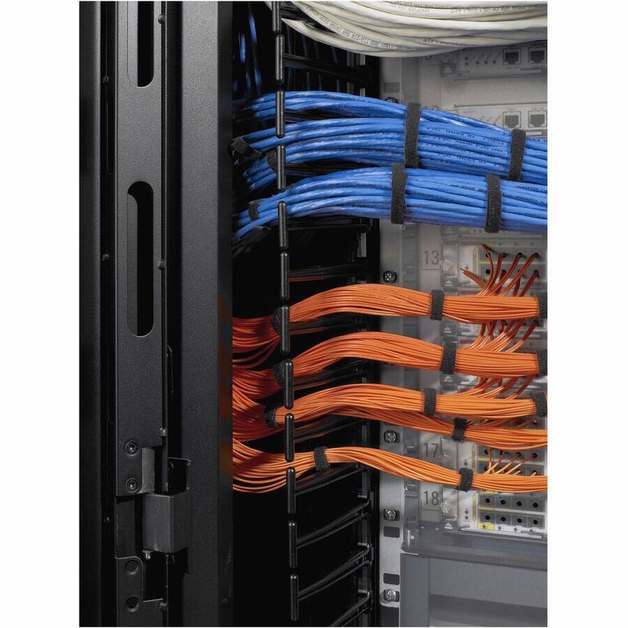Alt View 4. APC - APC NetShelter Cable Management, Vertical Cable Manager, for NetShelter SX Networking Enclosure, Set of 4, 25 x 1778 x - Black.