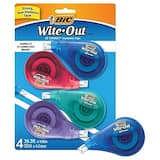 BIC America - BIC Wite-Out Correction Tape, 4/Pack - White
