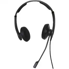DataLocker - AlphaTalk Headset - Stereo - Mini-phone (3.5mm) - Wired - 32 Ohm - 20 Hz to 20 kHz - Over-the-head - Binaural - Black