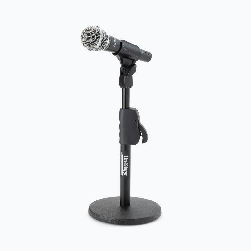 Alt View 2. On Stage Stands - On-Stage DS7200QRB Quick-Release Adjustable Desktop Microphone Stand - Black.