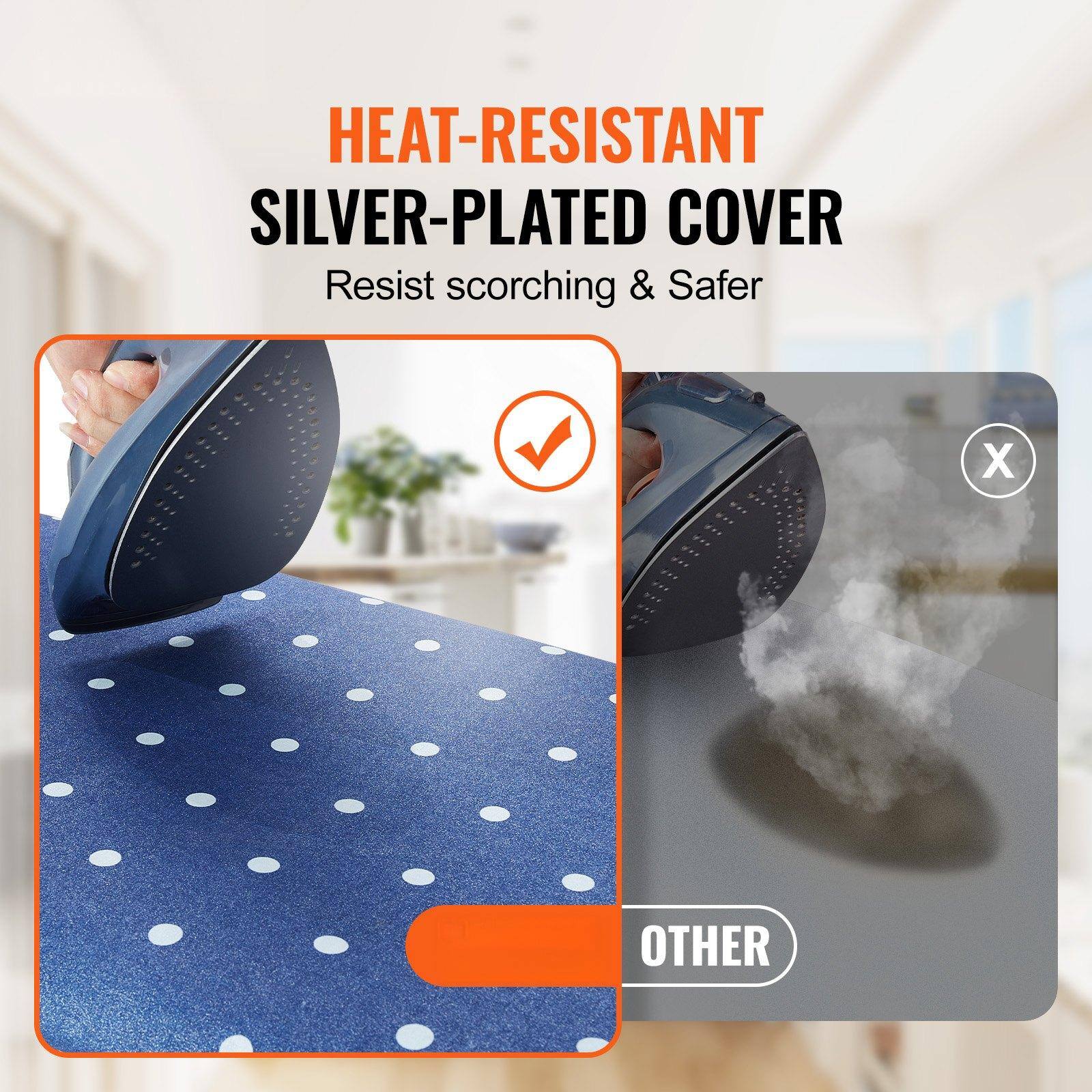 HEAT-RESISTANT SILVER-PLATED COVER  
Resist scorching & Safer