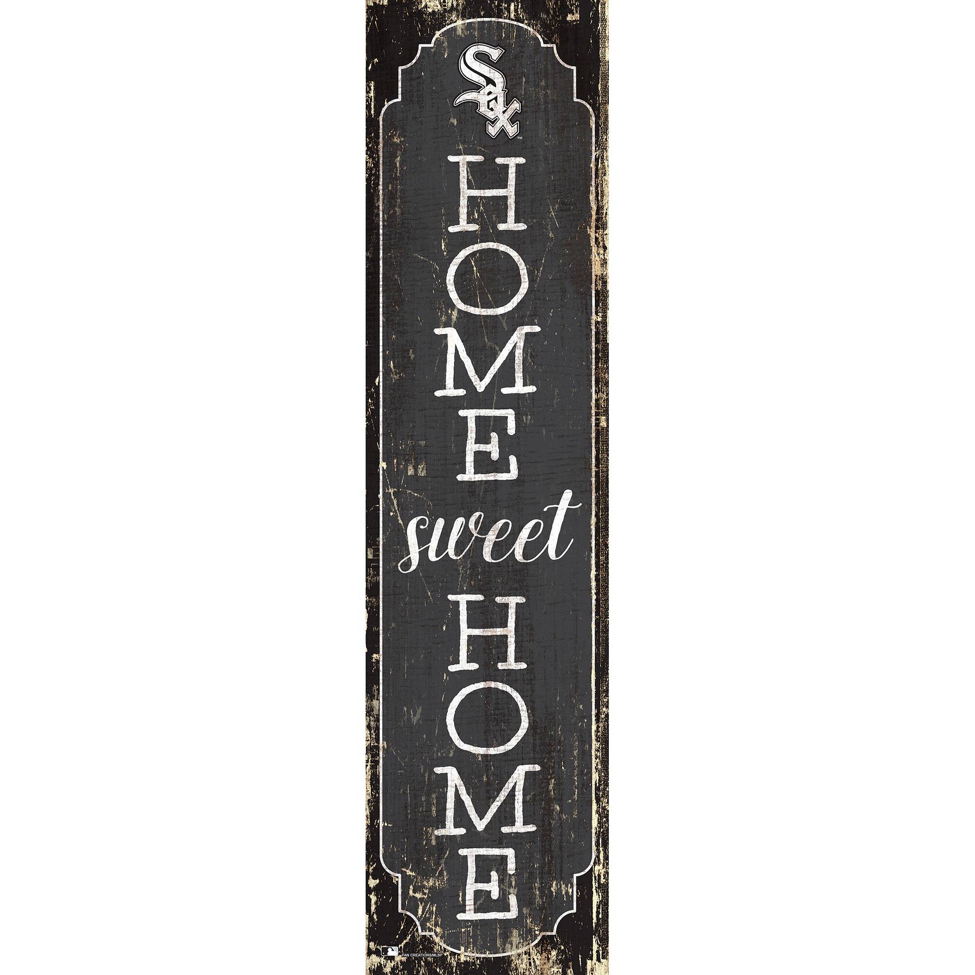 Chicago White Sox 24" Home Sweet Home Leaner Sign