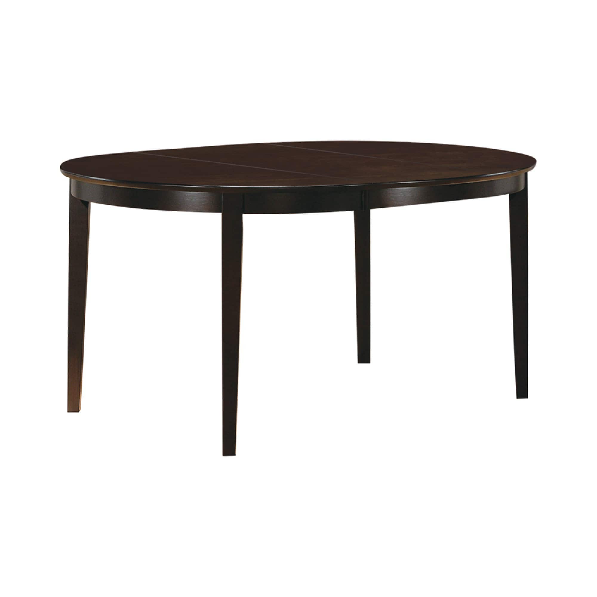 Manhattan Lane - Modish Oval Shaped Wooden Dining Table - Brown
