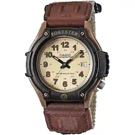 Casio - Men's Field Watch with Nylon Band - FT-500WC-5BV - Brown