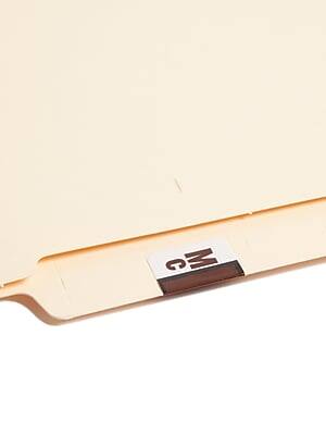 Alt View 2. Smead - Smead BCCR File Folder Label, MC, Brown, 500 Labels/Pack (67097) - Brown.