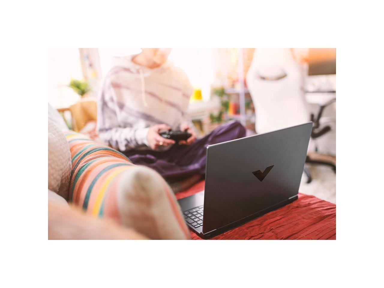 Alt View 6. HP - HP Victus 15-fa20 15.6" FHD Laptop, i5-13420H, 8GB, 512GB, RTX 3050, Win11 - Gray.