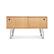 Angle. Burrow - Carta Mid Century Modern Credenza - Oak.