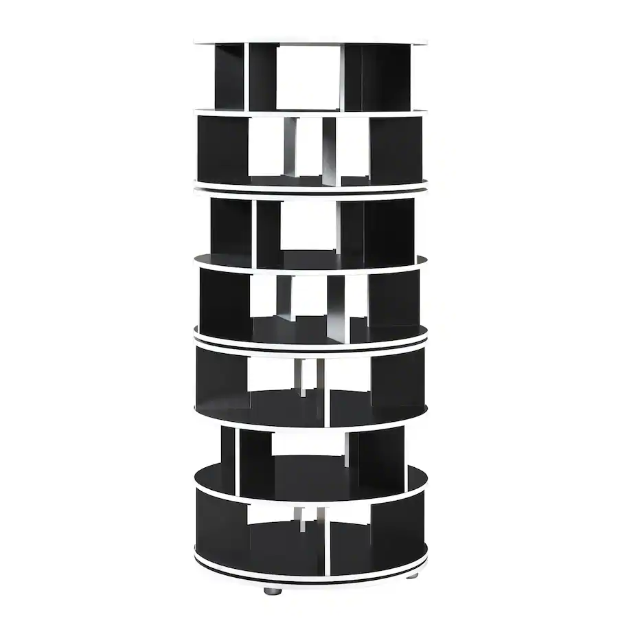 Kings Brand Furniture 7 Tier Rotating Shoe Rack, 360° Revolving Lazy ...