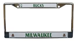 Rico Industries - Milwaukee Bucks NBA Chrome Metal License Plate Frame - Multi