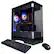 Front. CyberPowerPC - Gaming Desktop - AMD Ryzen 7 8700F - AMD Radeon RX 7700 16GB - 16GB DDR5 - 1TB PCIe 4.0 SSD Storage - Black.