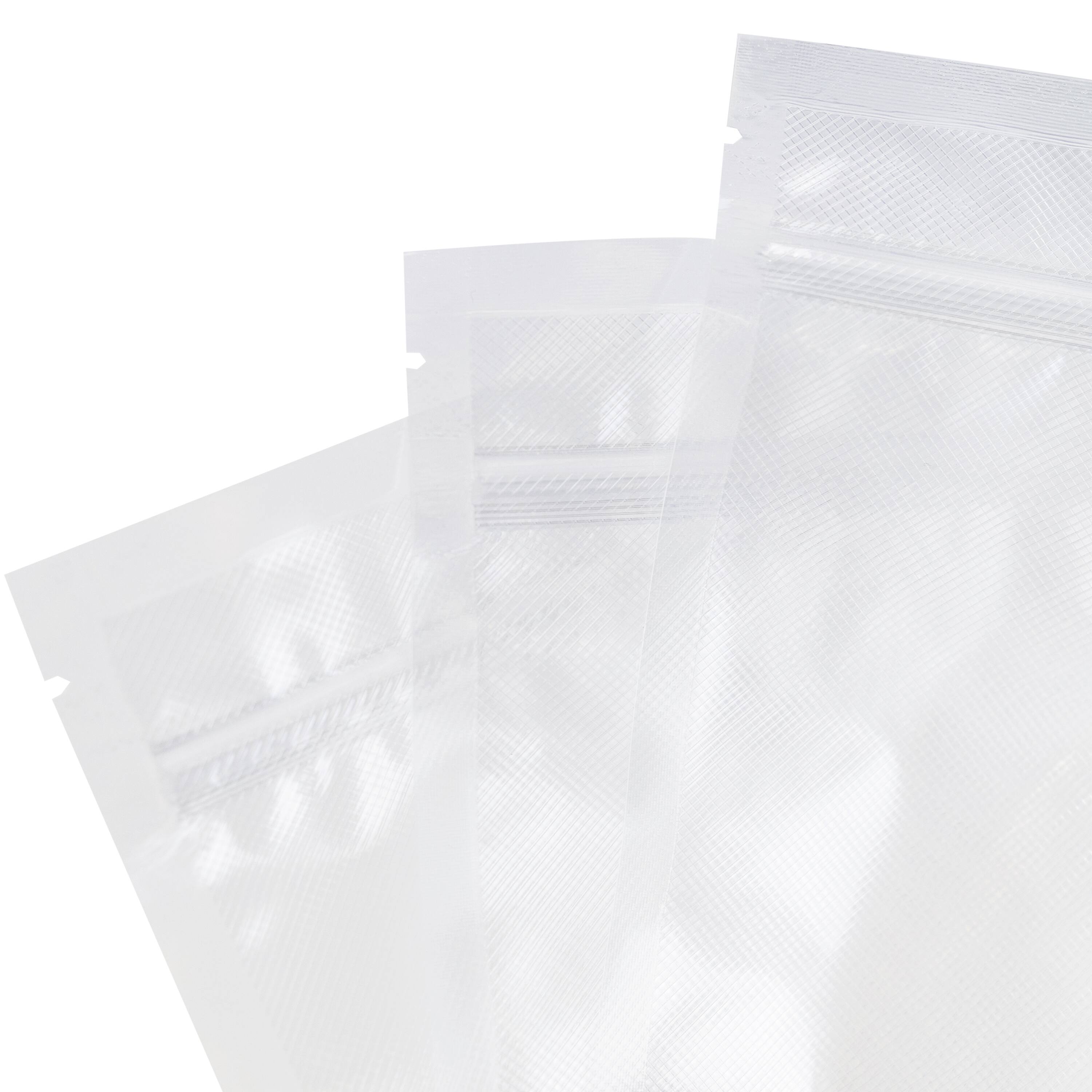 Angle. Nesco - 50 Vacuum Sealer Zipper Pint Sized Bags (6-in. x 10-ft.).