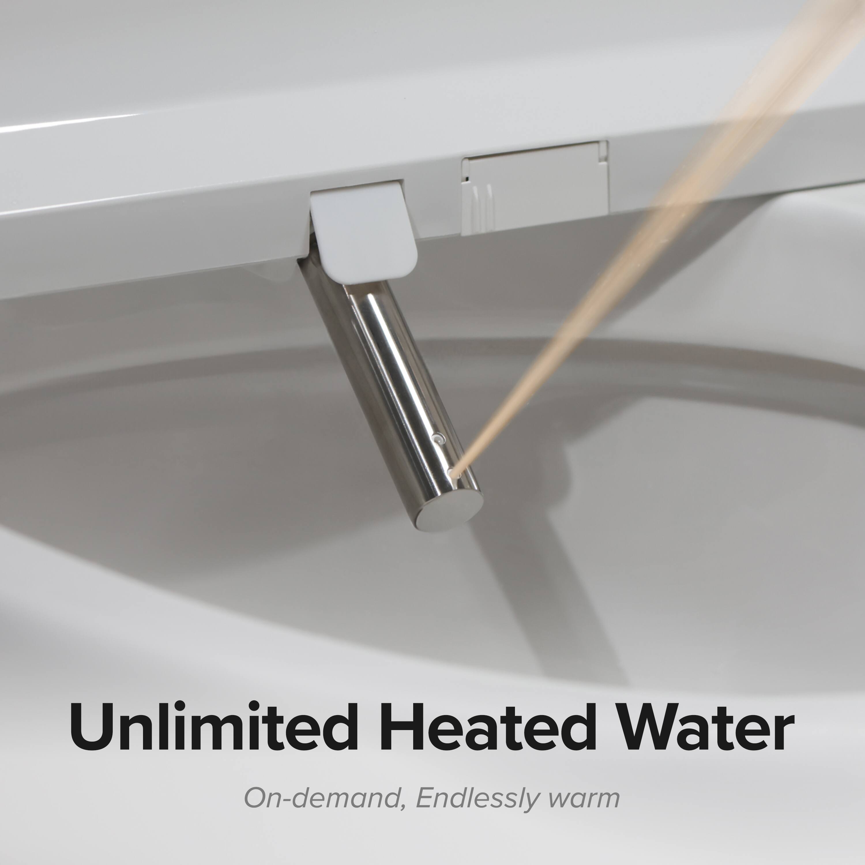 Unlimited Heated Water  
On-demand, Endlessly warm