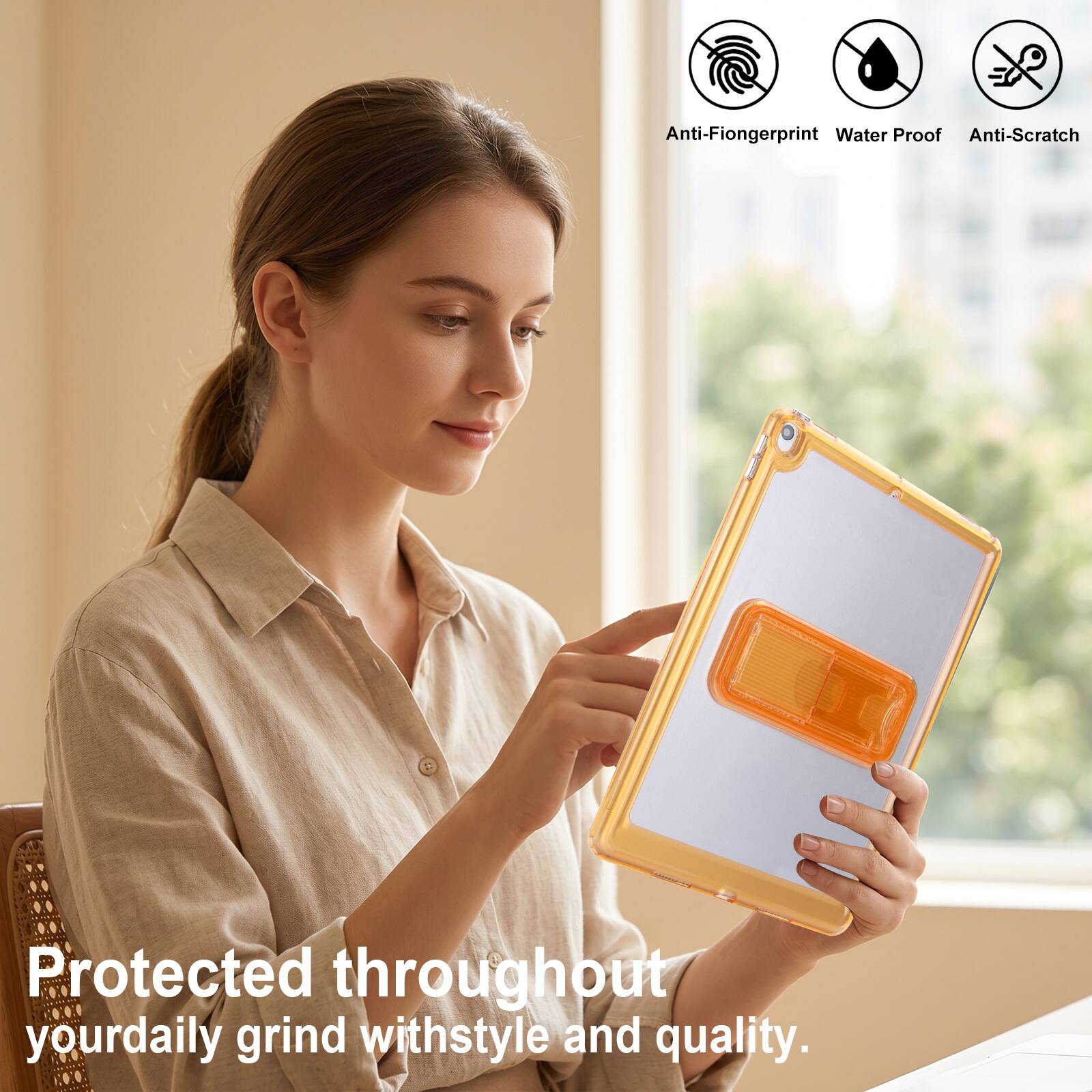 Anti-Fingerprint Water Proof Anti-Scratch Protected throughout your daily grind with style and quality.