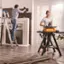 Alt View 13. WORX - 5.5 Amp BladeRunner Electric Table Top Saw - Black.