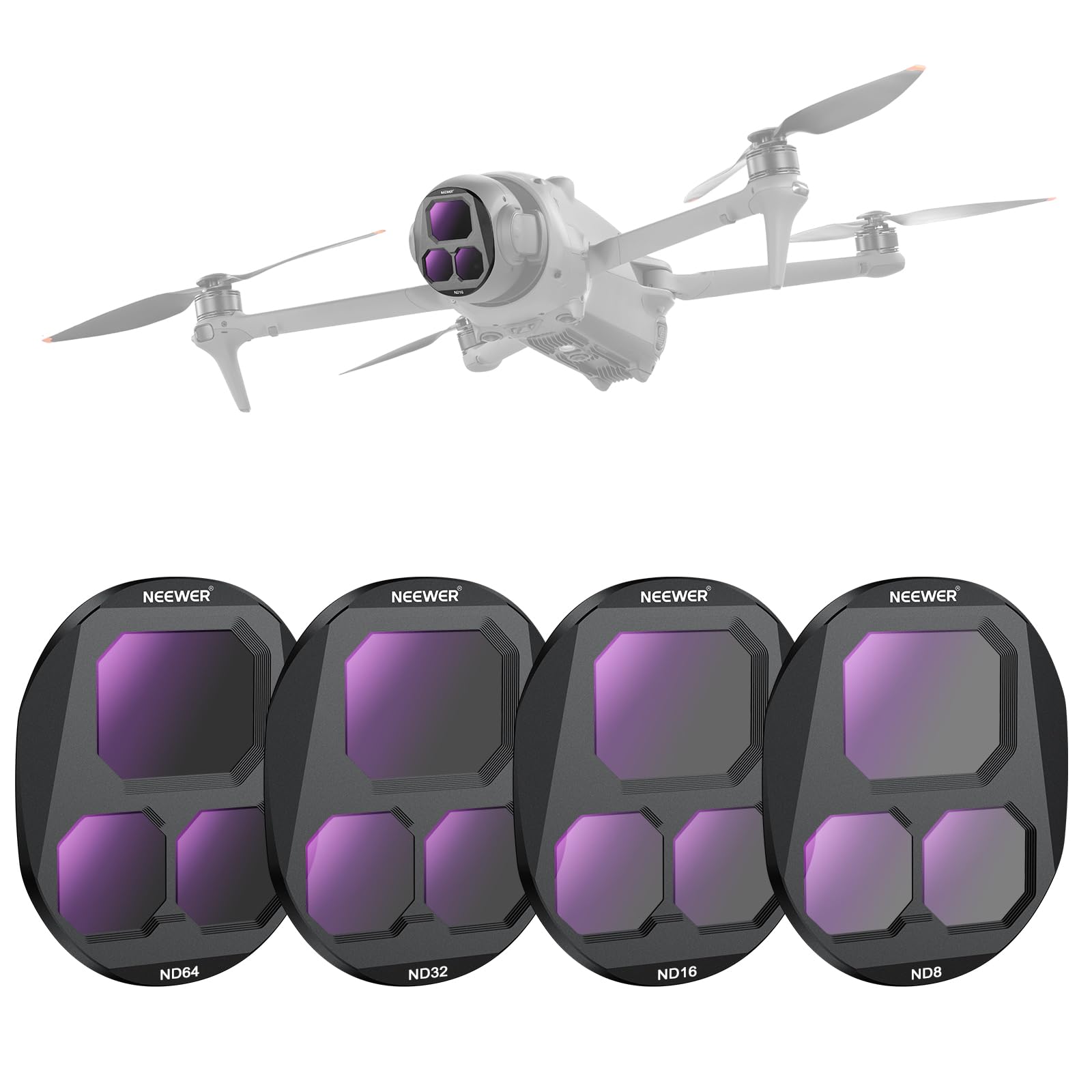 Neewer - ND Filter Set for DJI Mavic 4 Pro (8/16/32/64) price history on PriceWatchPro