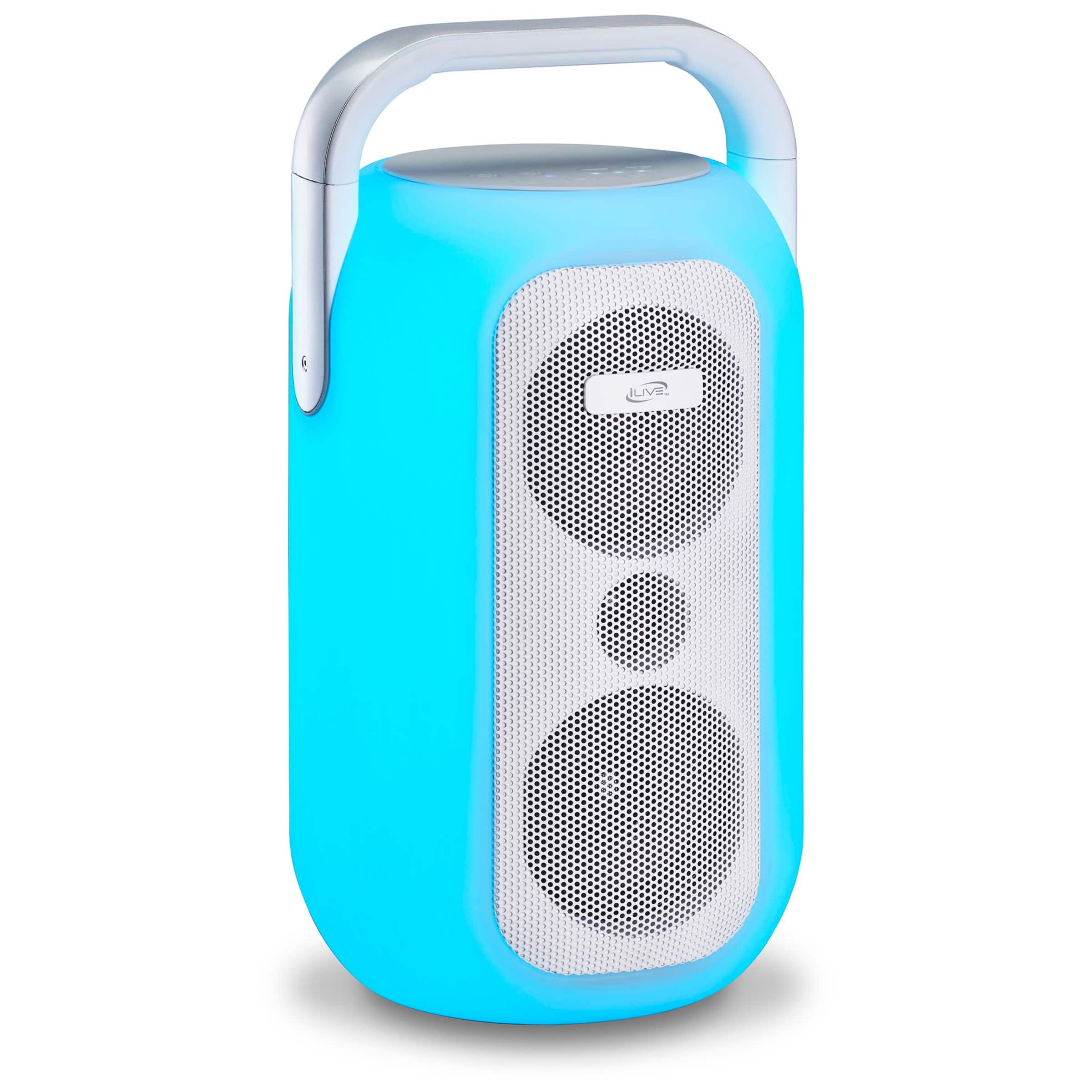 iLive - Chroma Wireless Water Resistant Speaker with LED Lights, ISBW804W