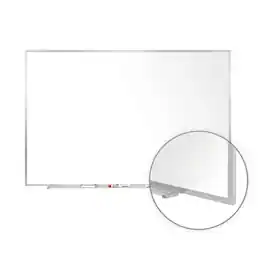 Ghent - Magnetic Porcelain Whiteboard with Aluminum Frame, 2'H x 3'W