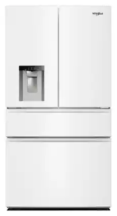 Whirlpool - 29 Cu. Ft. Family-Sized Capacity French Door Refrigerator with Flexible Temperature Drawer - White