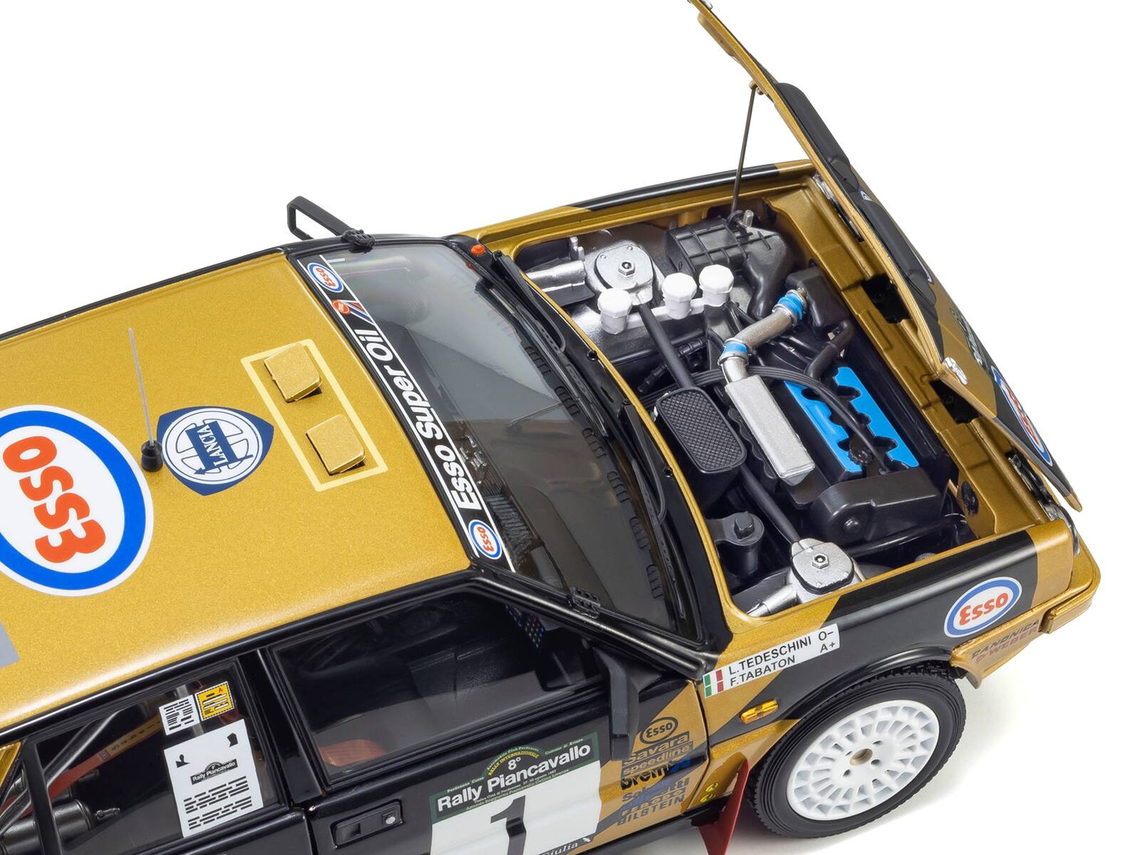 OSS3 A Lancia N A mut o 250G Oil 1 Super crE Esso 171D IJ F Esse C10 GH Esso O- A+ + TEDESCHINI AC L F.TABATON Esso Piancavallo 8 brem speedline 6 Rally DIESTEIN FaE 6 1 tiN