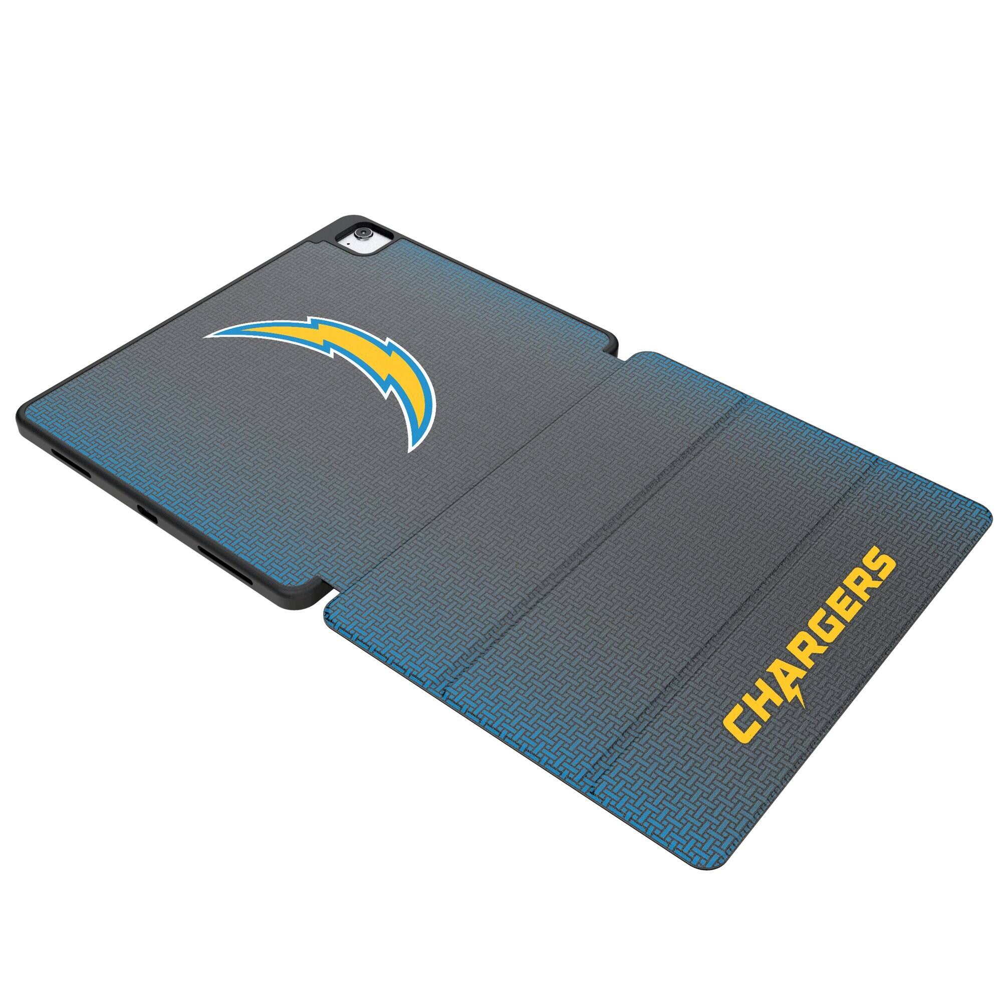 Front. Keyscaper - Los Angeles Chargers iPad Case - 6/7th Gen Mini - Black.