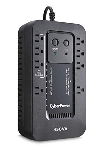 CyberPower - Ecologic UPS EC450G 450VA Compact UPS - Black