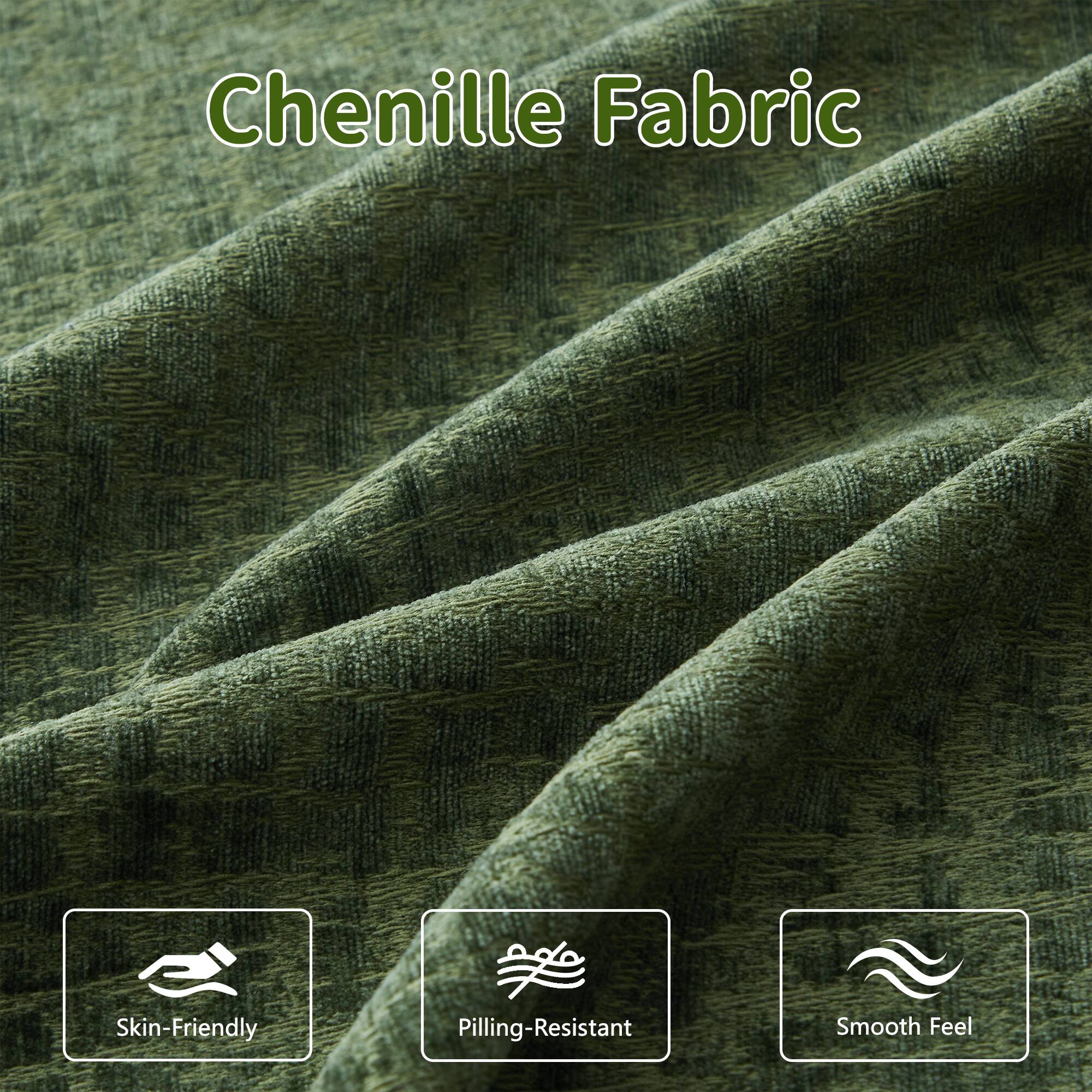 Chenille Fabric

- Skin-Friendly
- Pilling-Resistant
- Smooth Feel